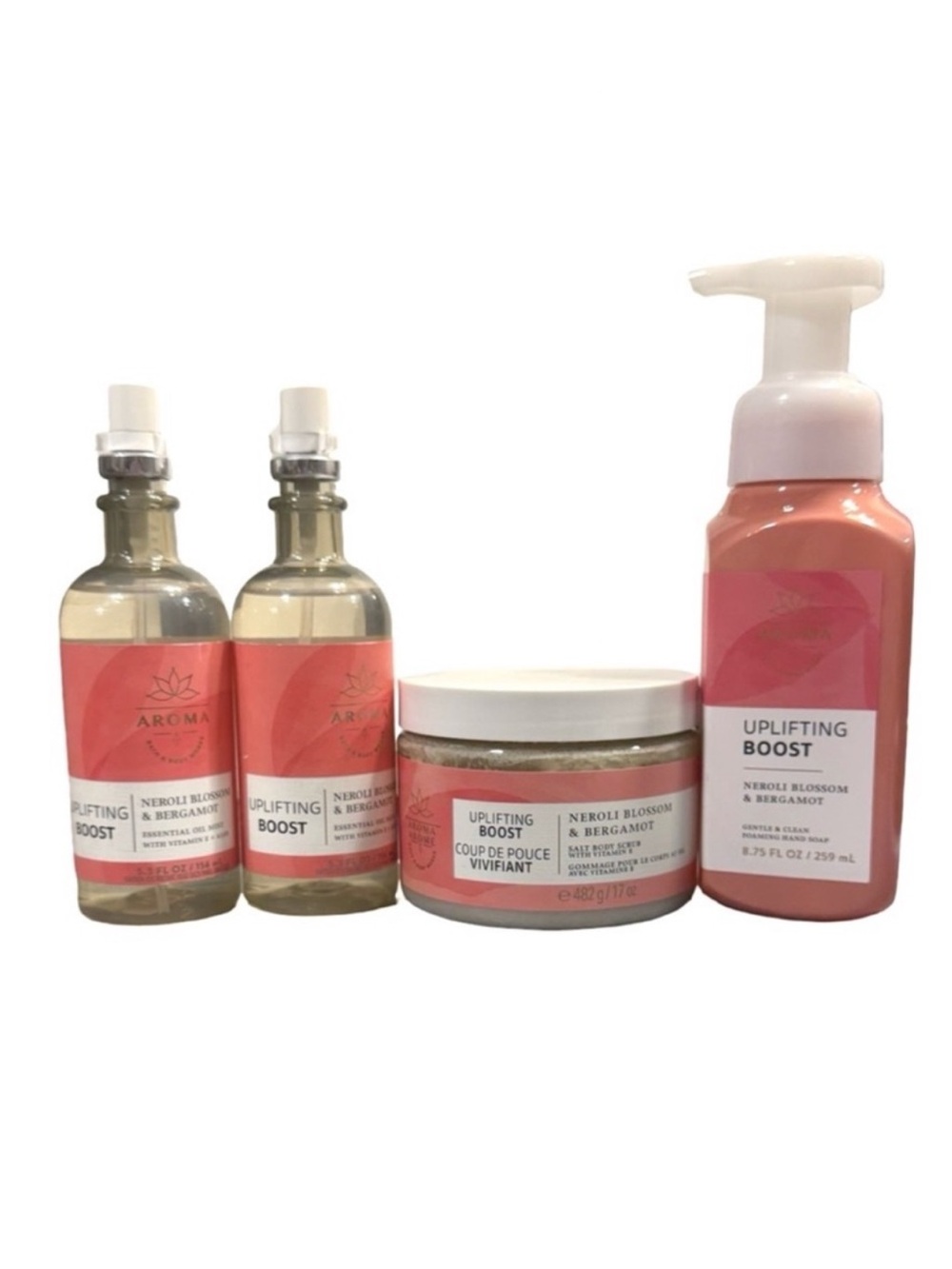 Aromatherapy Uplifting Boost Neroli Blossom and Bergamot Set